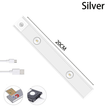 USB LED Night Light Motion Sensor Wireless Thin LED Wine Cooler Light For Kitchen Cabinet Bedroom Wardrobe Indoor Lighting